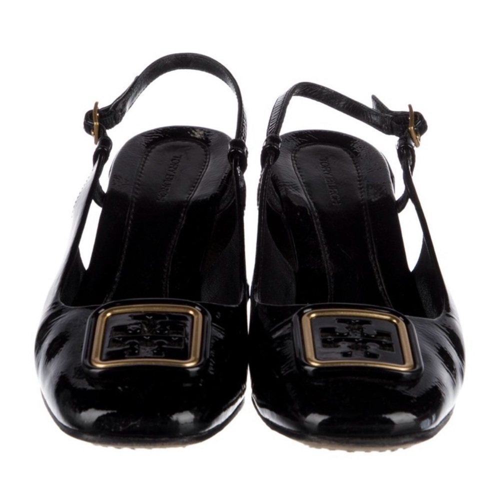Elegant Black Slingback Heels - Picture 2 of 4